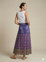 FALDA SARI MORADA