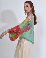 TAPADO NOEL SEDA CELESTE