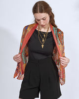 TAPADO SEDA JUANA ROJO