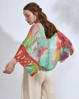 TAPADO NOEL SEDA CELESTE