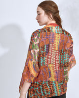 TAPADO SEDA JUANA ROJO