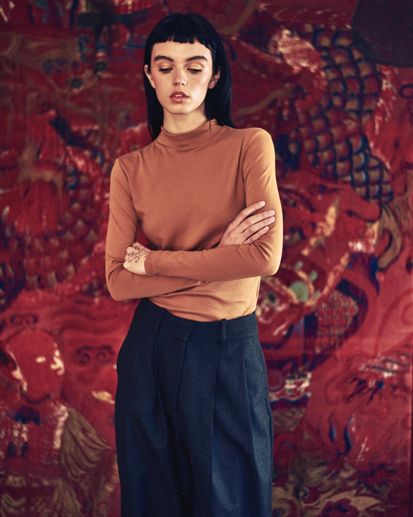 POLERA MARÍA CAMEL