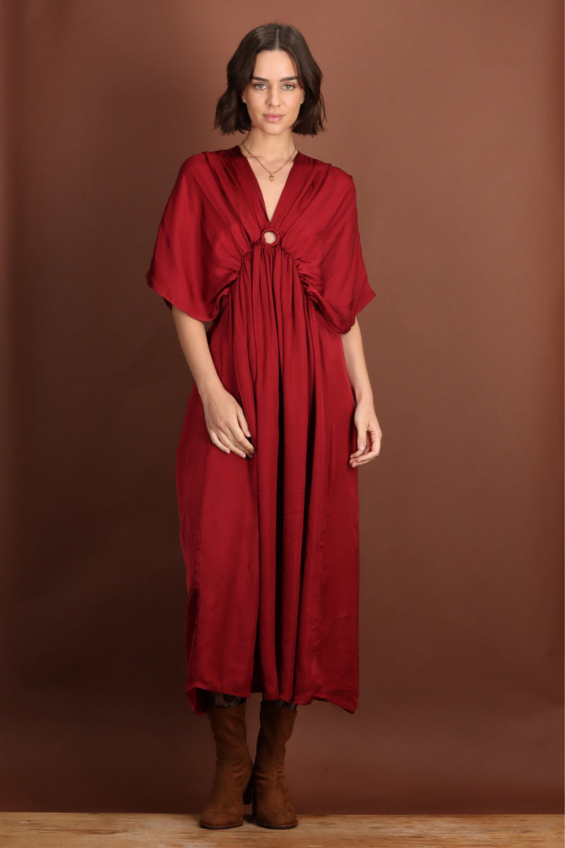 VESTIDO ADELA ROJO