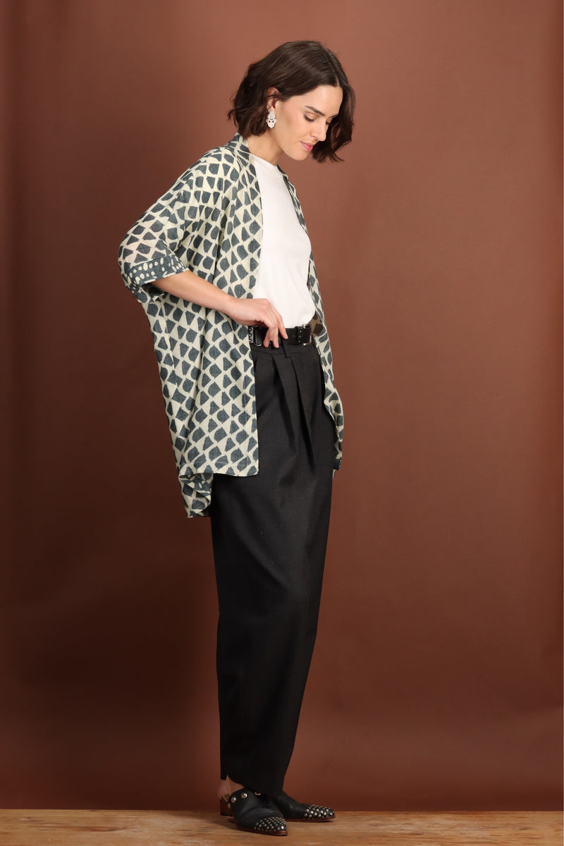 TAPADO ISABEL GRIS/BEIGE