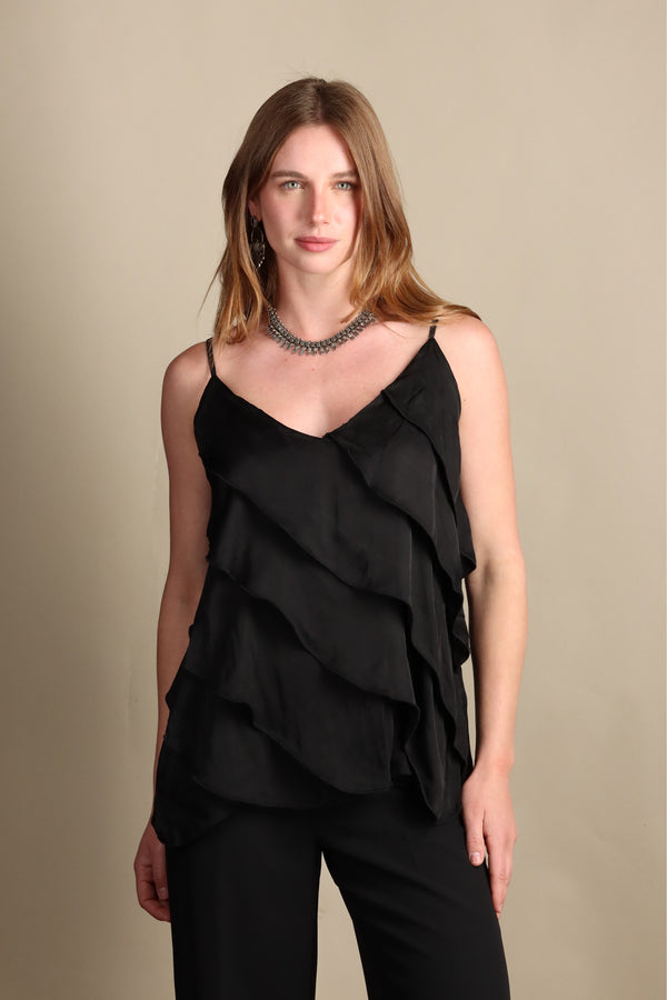 BLUSA VUELOS NEGRA