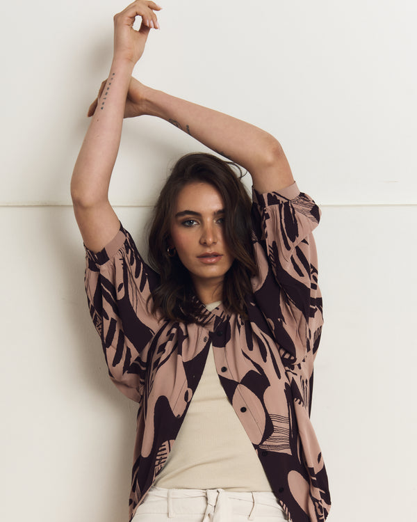 BLUSA DOMINGA CAFÉ