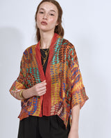 TAPADO SEDA JUANA ROJO