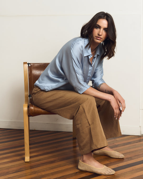 BLUSA INDY CELESTE