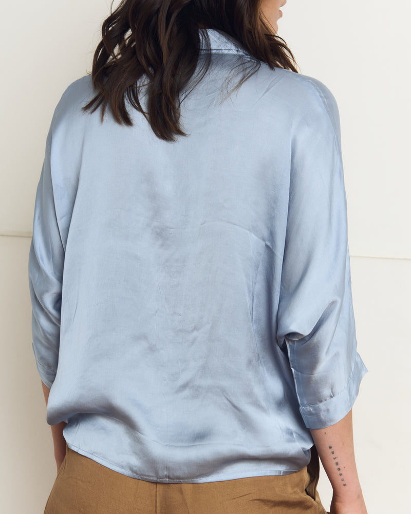 BLUSA INDY CELESTE